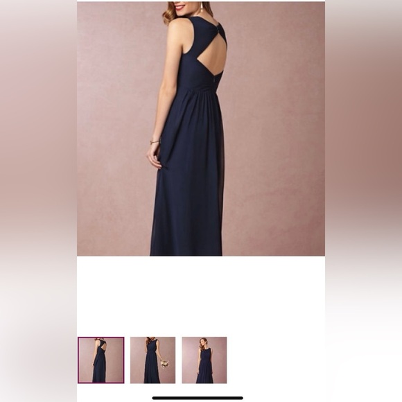 Jenny Yoo Eloise Chiffon Dress Size 18 - Picture 2 of 8